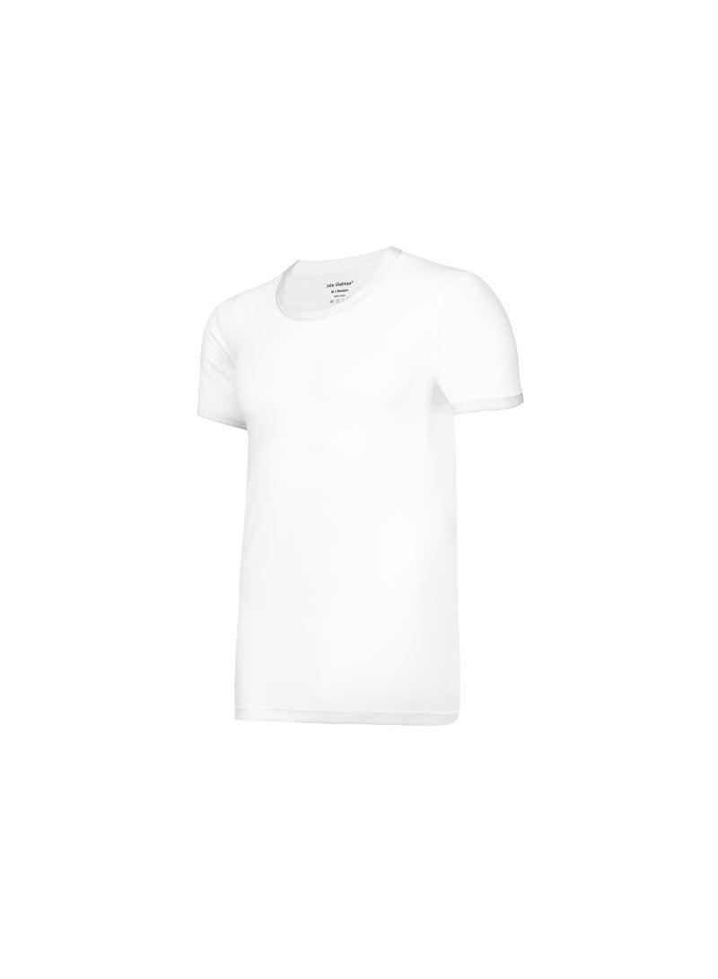 جون جلادستون قميص داخلي رجالي من جون غلادستون، أبيض اللون، برقبة دائرية، عبوة من 6 قطع - Image 4